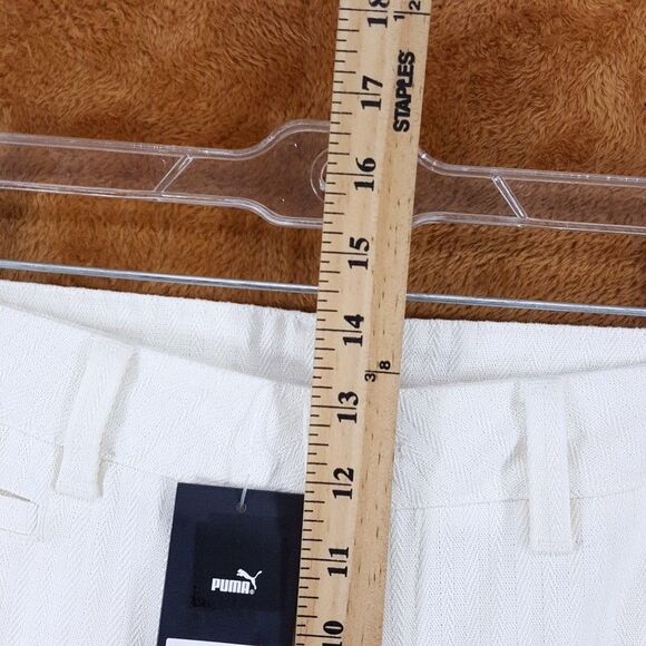PUMA Pants Mens Size 36 White ACM MMQ Embroidered Logo AC Milan $125 - Picture 10 of 12